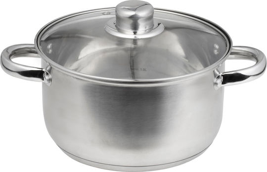 Ambition Deep Stainless Steel Pot 8lt / 22cm Ambition Deep Stainless Steel Pot 8lt / 22cm