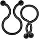 InLine Plastic Cable Ties in Black Colour (10 pcs) (59966K)