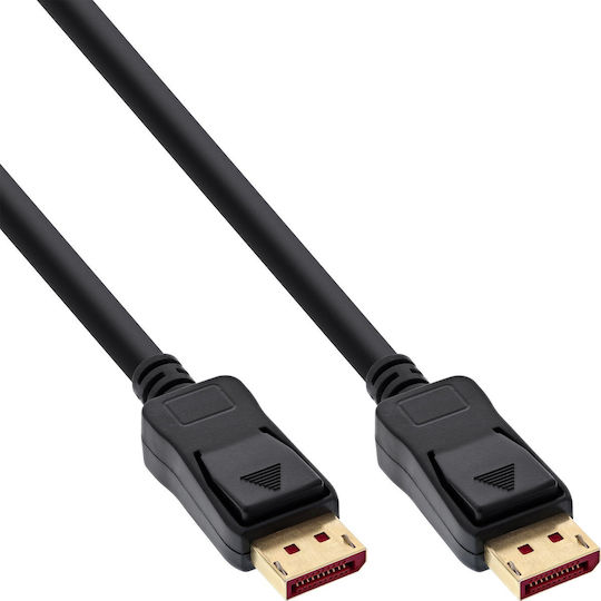 Καλώδιο Inline Inline Displayport 1.4 Ενεργό Καλώδιο 8k4k Μαύρο Χρυσό 7.5m