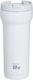 Ecolife Recyclable Glass Thermos Stainless Steel BPA Free 420ml White