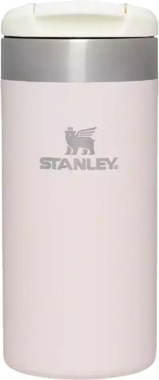 Stanley AeroLight Transit Glass Thermos Stainless Steel BPA Free 350ml Rose Quartz