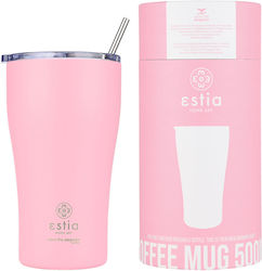 Estia Coffee Mug Save The Aegean 500ml Blossom Rose