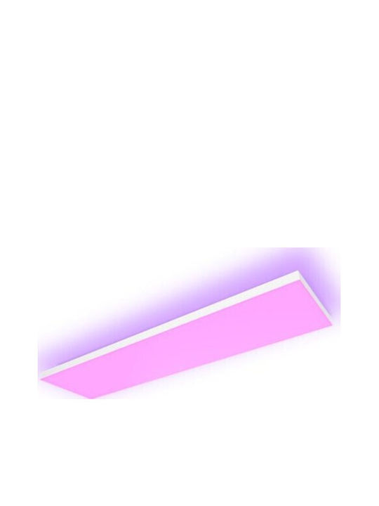 Philips Hue Datura Παραλληλόγραμμο LED Panel 67W με Φυσικό Λευκό Φως 4000K 120x30εκ.