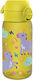 Ion8 Ion8 Kunststoff Kinder Trinkflasche Einhörner mit Stroh Gelb 350ml