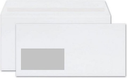 Typotrust Envelope Correspondence with Window 1pcs in White Color