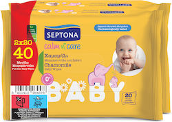 Calm & Care Babytücher ohne Alkohol & Parabene 2x20Stk Calm & Care Babytücher ohne Alkohol & Parabene 2x20Stk