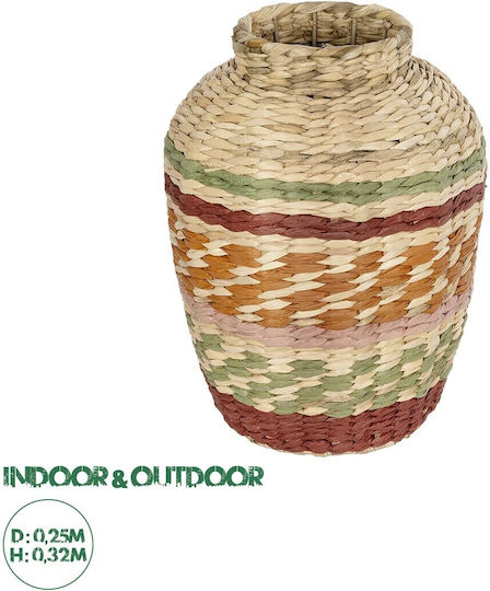 GloboStar Κασπώ Ξύλινο Μπεζ 25x25x32εκ.