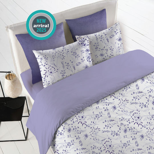 Isadore Lorraine Duvet Cover Set Single with Pillowcase 160x240 Elite White