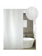 San Lorentzo Luxor Shower Curtain Fabric 180x180cm White