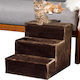 Bakaji Car Steps for Dog Brown