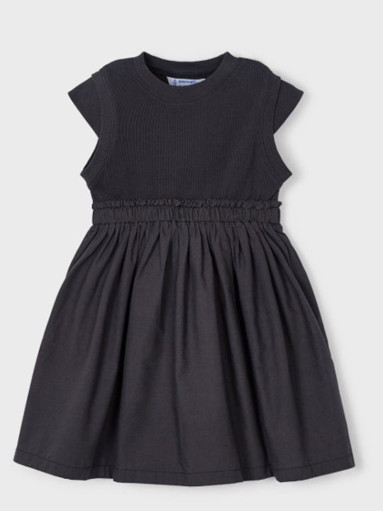 Children's Dress Short Sleeve Black