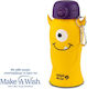 Nava Kids Water Bottle Silicone with Straw 500ml (Various Designs/Colours)