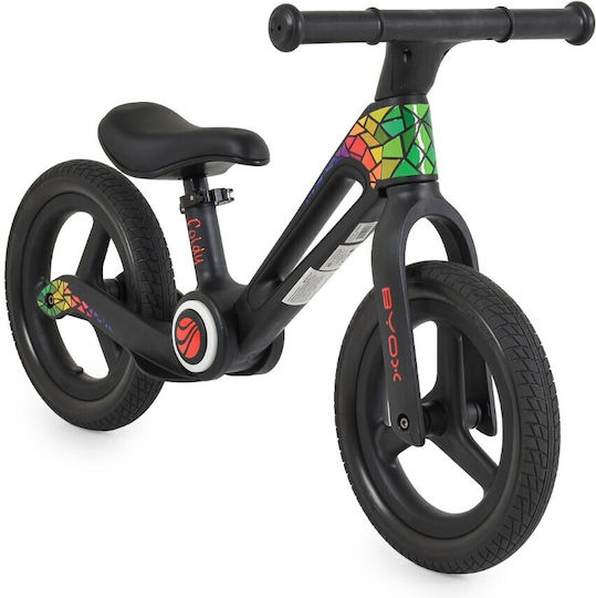Byox Bicicletă de Echilibru pentru Copii Foldy Negru