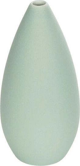 GloboStar Βάζο Κεραμικό Artificial Garden Seyhelles Τιρκουάζ Φ8xΥ16cm