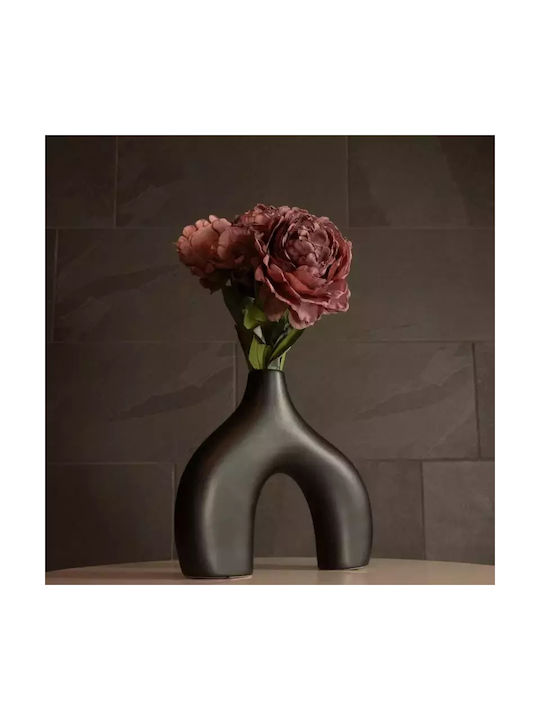 GloboStar Decorative Vase Toledo Black 6x27x24cm