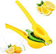 Bakaji Hand Press Lime / Lemon made of Plastic in Yellow Color