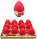 Κερί Αυγό Πασχαλίτσα 9cm Bunny's 932159