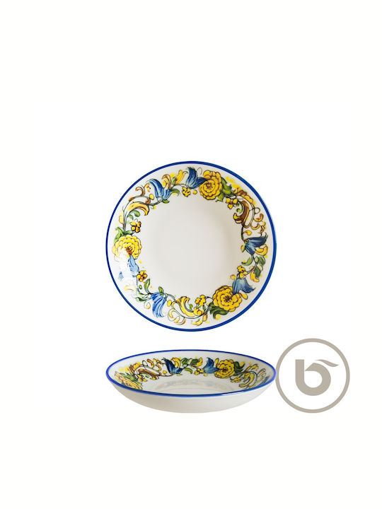 Porcelain Salad Bowl Multicolour