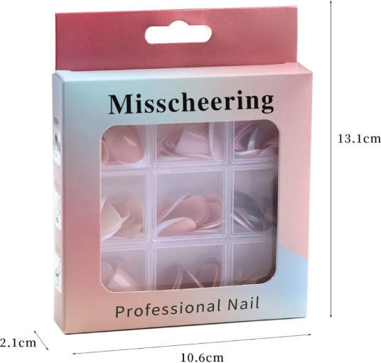 Soft Nagelspitzen Französisch Mehrfarbig 135Stück 277090