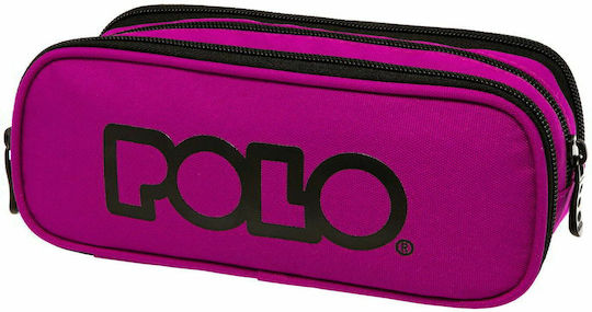 Polo Triple Box Federmäppchen mit 3 Fächern Lila