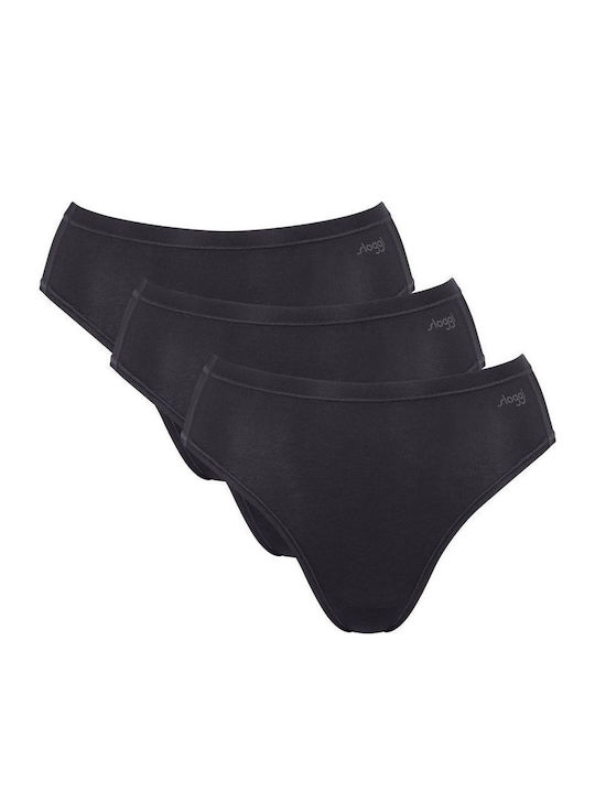 Sloggi Slip 3Pack Μαύρο