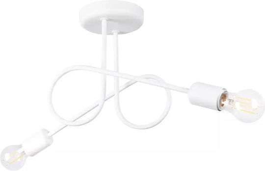 Sollux Deckenleuchte 57cm Weiß