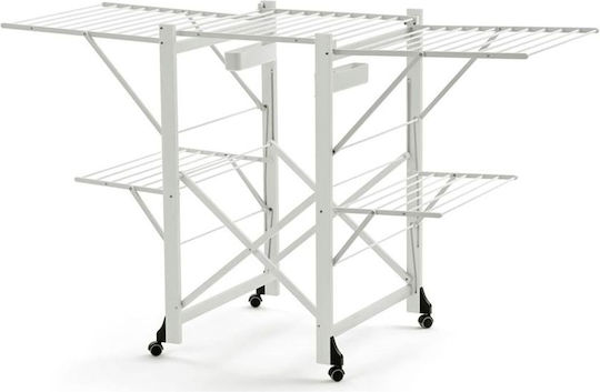 GreenTech Pliere Suport de uscat rufe pardoseală din aluminiu cu lungimea de uscare 30m GreenTech Pliere Suport de uscat rufe pardoseală din aluminiu cu lungimea de uscare 30m