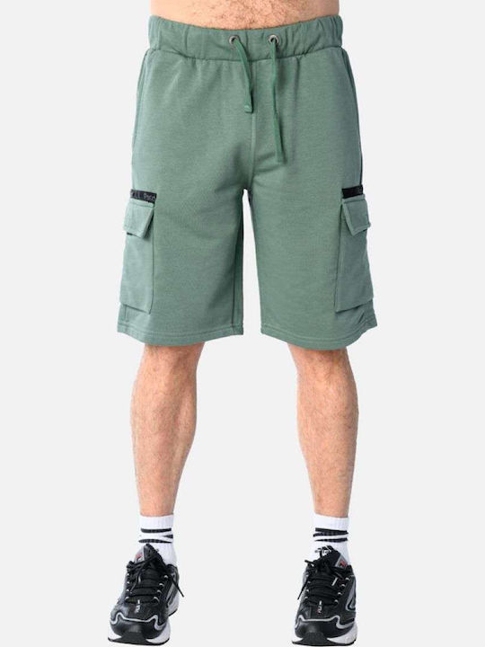 Paco & Co Ανδρική Βερμούδα Cargo Green