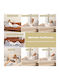 Bean Bag Bolster Poof Gray 42x42cm