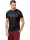 T-shirt Μαύρο