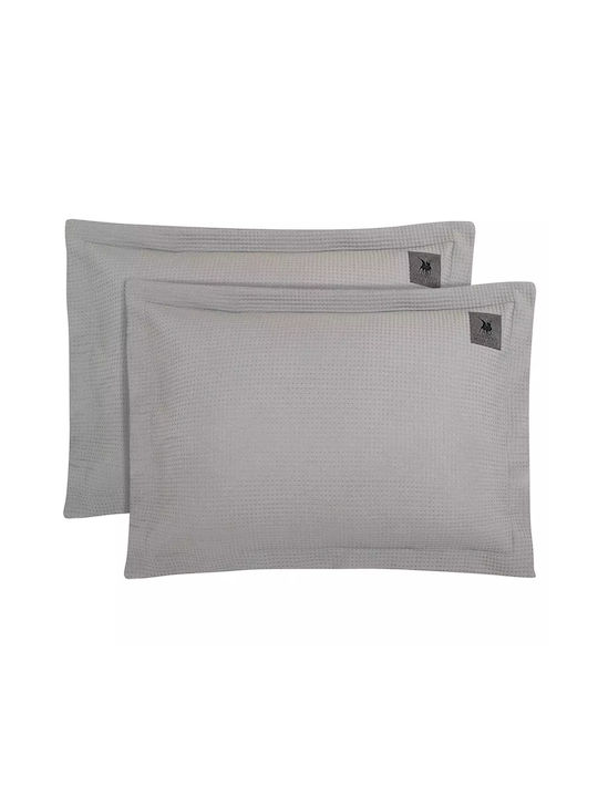 Greenwich Polo Club 3496 Kissenbezug-Set Oxford Grey 50x70cm.