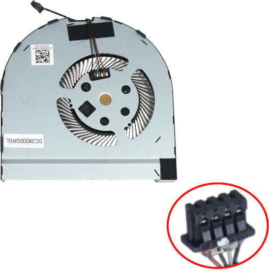Ανεμιστηράκι Laptop Cpu Cooling Fan Dell Precision 7560 7550 M7550 0cd6wc Cd6wc Eg75070s1-c540-s9a Dc28000qrsl 08knvx 8knvx 4pin Κωδ.81032