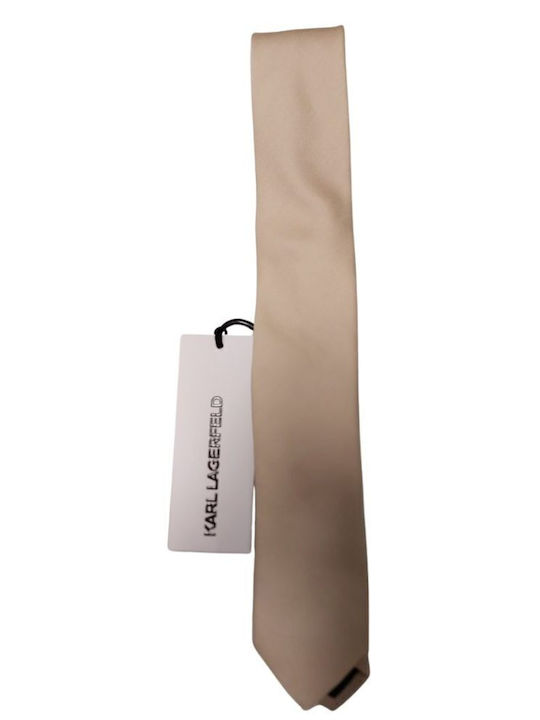 Karl Lagerfeld Herren Krawatte in Beige Farbe