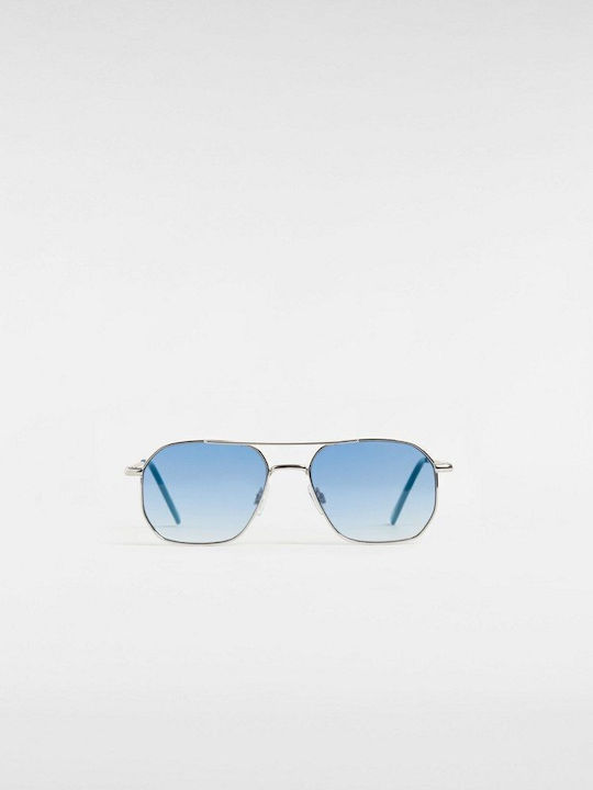 Vans Unisex Sunglasses with Silver Metal Frame and Silver Gradient Mirror Lens VN000ND6E2W