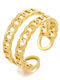 Celestria Damen Ring aus Stahl Vergoldet