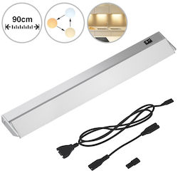 Lampă Bakaji Lumină Sub Dulap 90 cm Mobilier Bucătărie Dulap Bar 90 LED Aluminiu 02833774 Lampă Bakaji Lumină Sub Dulap 90 cm Mobilier Bucătărie Dulap Bar 90 LED Aluminiu 02833774