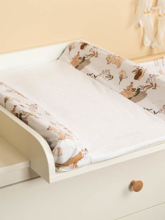 Sensillo Changing Pad Cover made of Fabric Beig...