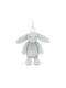 Plüsch Jellycat Bashful Silberner Hase Taschenanhänger