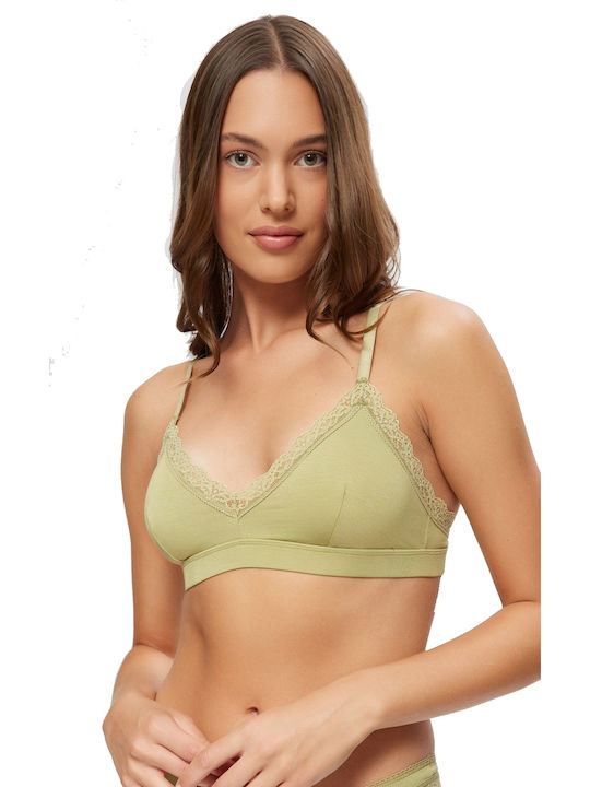 Minerva Fimelle Elegance Grün Damen Bralette-BH