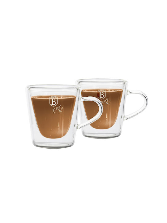 Berlinger Haus Σετ Φλιτζάνια Espresso Γυάλινα Λευκά 2τμχ 5999108499845