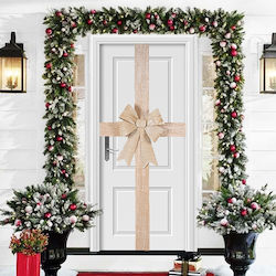 Bakaji Christmas Garland Beige