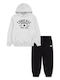 Kinder Sweatpants Set - Jogginganzug Gray 2Stück Retro Remix