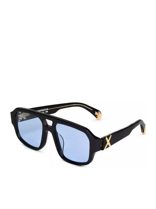 Oscar & Frank Sunglasses Blue with Acetate Frame & Blue Lens