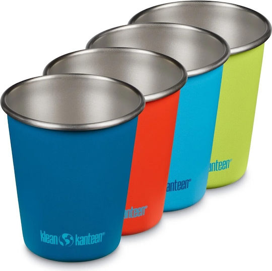 Klean Kanteen Set of Glasses Water made of Metal 296ml 4pcs