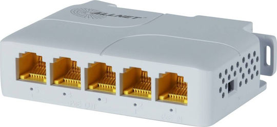 Allnet Negestionat L2 PoE++ Switch cu 4 Porturi Gigabit (1Gbps) Ethernet