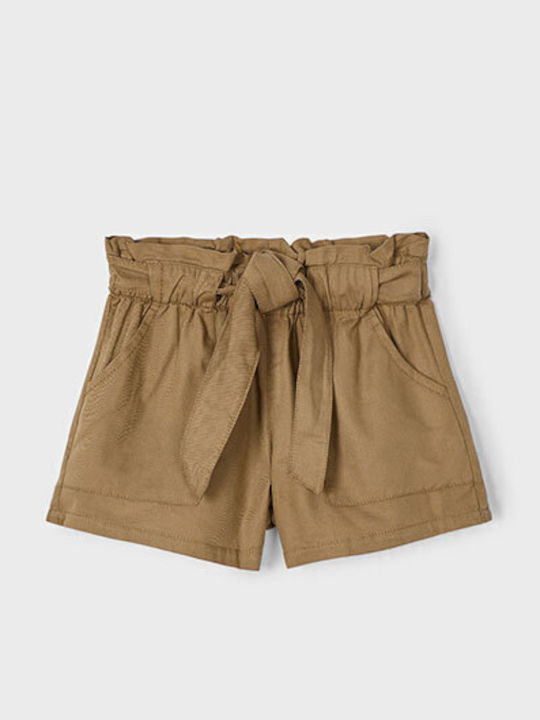 Mayoral Kids' Shorts/Bermudas Fabric Brown