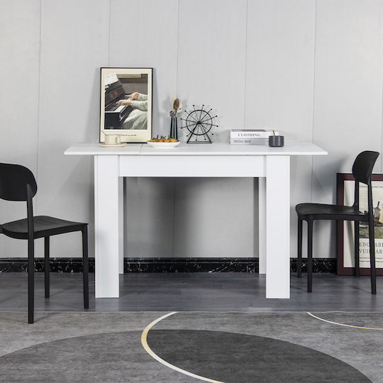 Masă Extensibilă Pentru Bucătărie Albă 110+40x70x78cm Masă Extensibilă Pentru Bucătărie Albă 110+40x70x78cm
