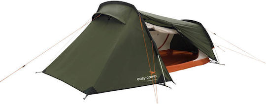 Easy Camp Sarek 2 Σκηνή Camping Τούνελ Ορειβασίας Πράσινη με Διπλό Πανί 4 Εποχών για 2 Άτομα Αδιάβροχη 3000mm 265x170x90εκ.
