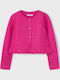 Kids Cardigan Knitted Fuchsia