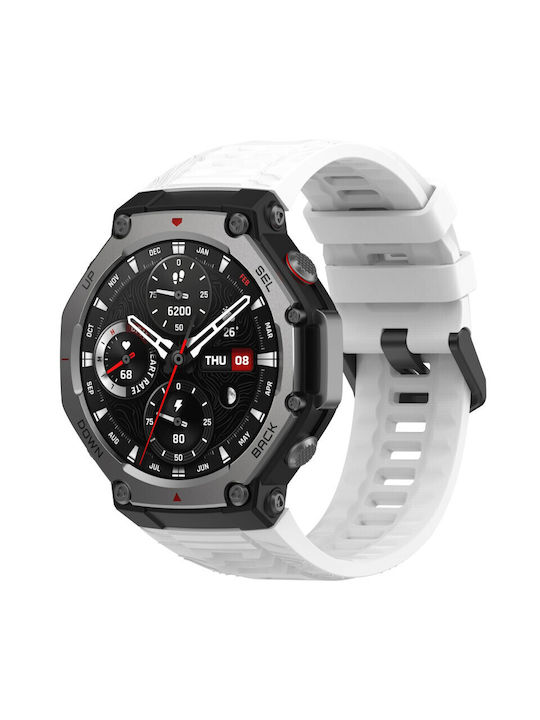 Каишка Силикон Бял (Amazfit T-Rex 3)